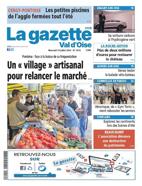 La Gazette du Val d Oise N du juillet à télécharger sur iPad