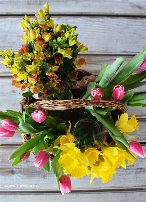 Create A Blooming Easter Basket Easter Baskets Easter Basket Diy