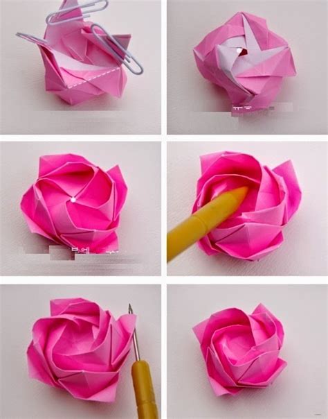 Origami Rose Easy Instructions Easy Crafts Ideas To Make