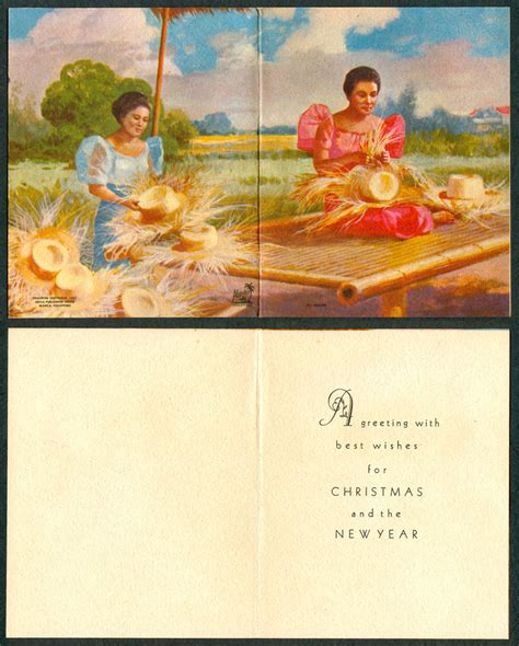 Pinoy Kollektor 79 1960s Native Philippine Christmas Cards