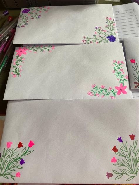 Decorated Envelopes For Creative Letter Writing