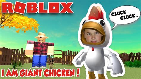 Cluck Cluck I Am A Giant Chicken Roblox Chicken Simulator Youtube