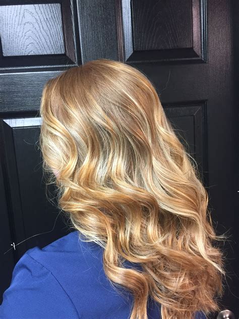 Balayage Strawberry Blonde Subtle Perfect Color Strawberry Blonde