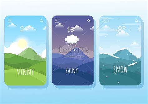 Types Of Weather Conditions Illustration Illustration Imagepicture