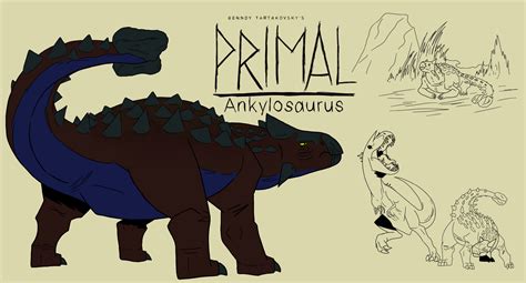 Genndy Tartakovsky Primal Ankylosaurus Style By Lilburgerd4 On Deviantart