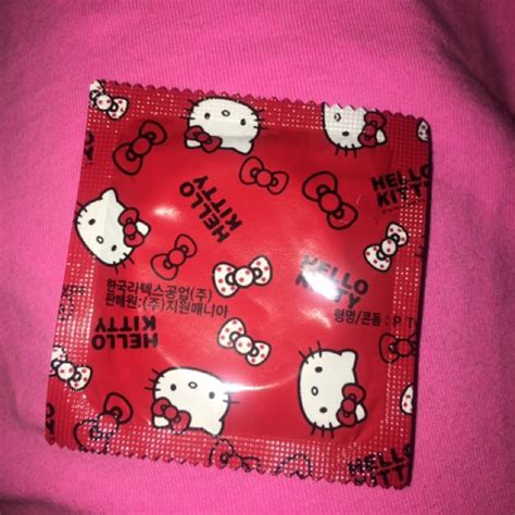 Hello Kitty Condom Beauty And Personal Care Sanitary Hygiene On Carousell