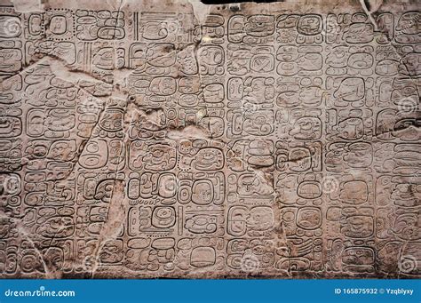Mayan Glyphs Also Known As Mayan Script The Writing System Of The Maya