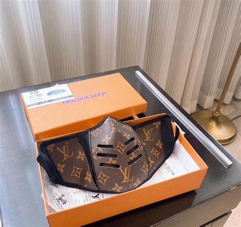 Louis Vuitton Breathable Face Mask In Legendary Monogram Crafteza