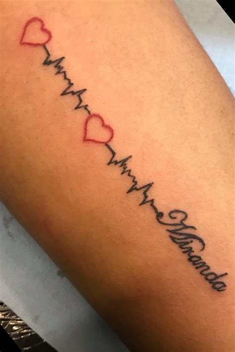 50 Heartbeat Tattoo Designs To Express Your Love More This Valentines