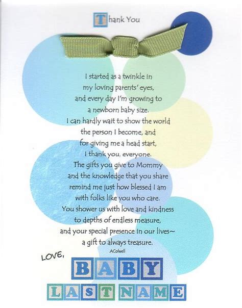 See more ideas about poems, baby poems, boys. Mommy's Baby Shower Thank You Cards by colwellwishes on Etsy