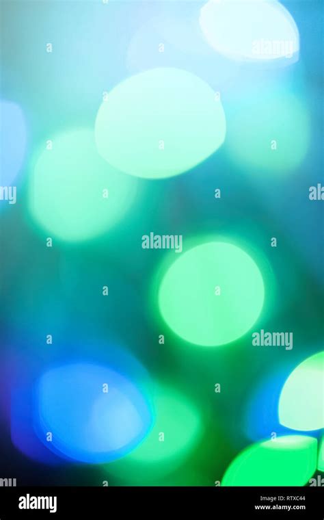 Colorful Blurry Lights Abstract Background Bokeh Overlay Defocused