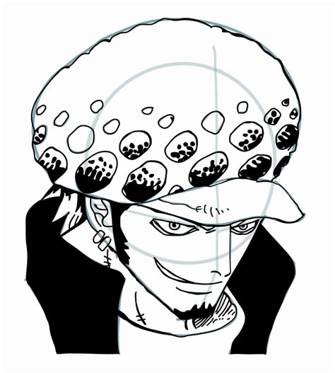 How To Draw Trafalgar Law From One Piece How To Draw Manga 3d