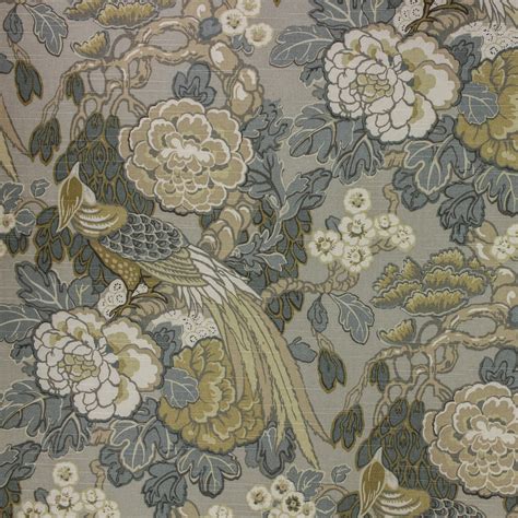 Byron Dawn Grey Floral Home Decor Fabric Richtex Fabrics And Furnishings