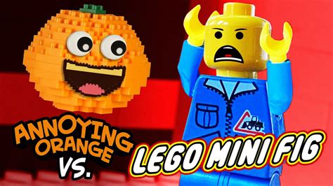 Annoying Orange Vs Lego Minifig Youtube