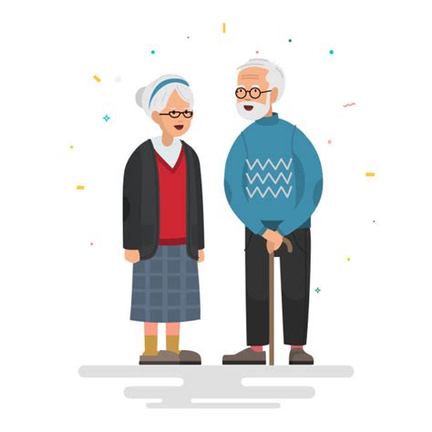 Old People Laughing Illustrations Royalty Free Vector