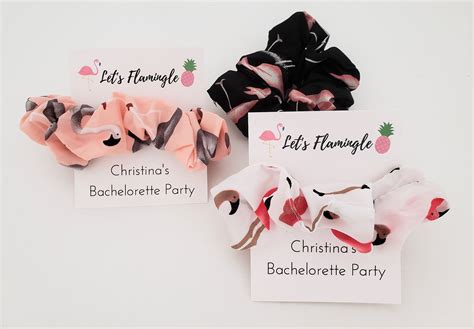 Bachelorette Party Favor Hair Scrunchie To Have And To Hold Your Hair Back Personalized