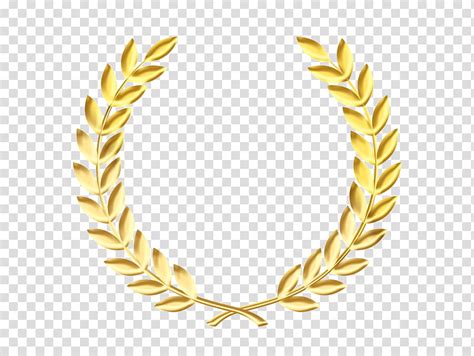 Free Download Gold Ribbon Ribbon Laurel Wreath Bay Laurel Crown