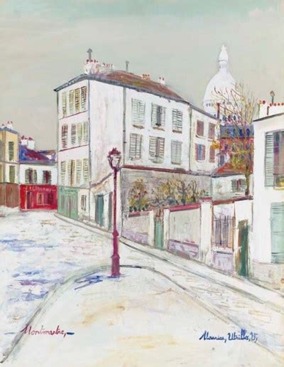 Maurice Utrillo 1883 1955 Place Jean Baptiste Clément Christies