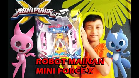 Review Mainan Robot Mini Force X Rtv Kw Youtube
