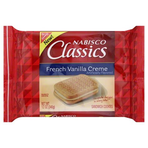 Nabisco Classics French Vanilla Creme Sandwich Cookies 12 Oz