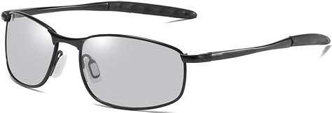 Feisedy Classic Polarized Photochromic Sunglasses Driving Photosensitive Glasses B2444