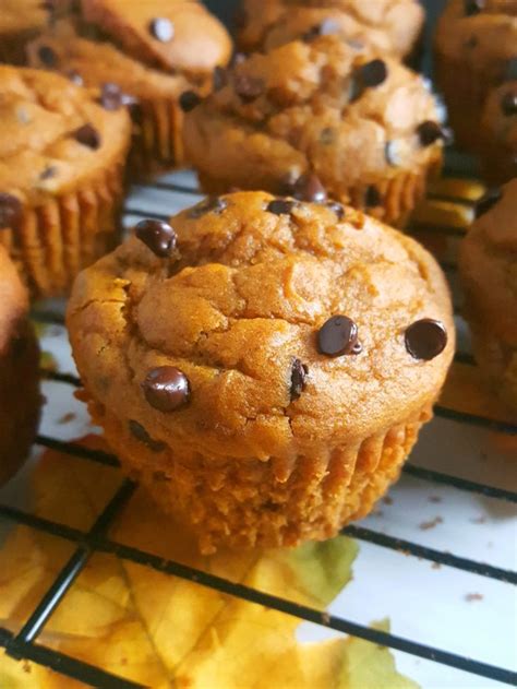 Spice Cake Mix Pumpkin Muffins With Chocolate Chips The Cake Boutique