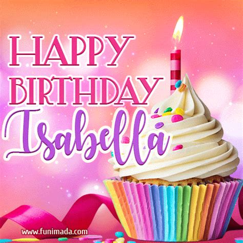 Happy Birthday Isabella Lovely Animated 