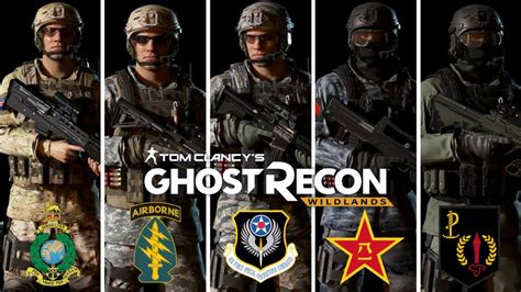 Ghost Recon Wildlands Special Forces Outfits Royal Marines Green