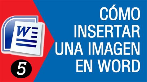 Como Insertar Una Imagen En Word Youtube