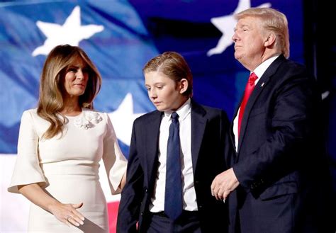 Barron Trump Couldnt Stop Yawning During Donalds Rnc Speech
