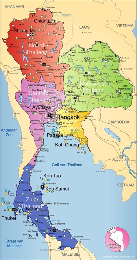 Golf Thailand Thailand Map Thailand Travel Guide Thailand