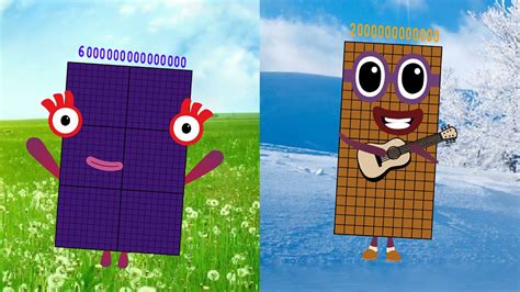 Counting All Big Numberblocks Band 2000 2t Vs 6000 6t Cool Sounds
