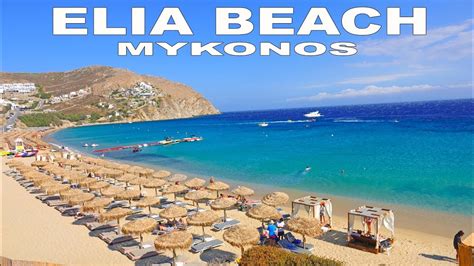 Elia Beach Mykonos 4k Youtube