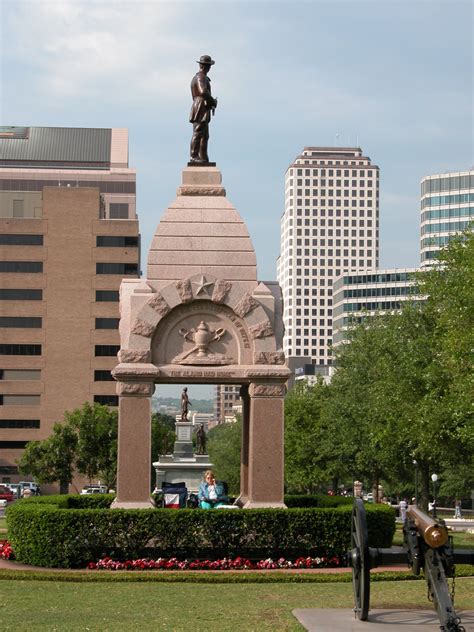 Heroes of the Alamo Monument on the grounds of the Texas State Capitol