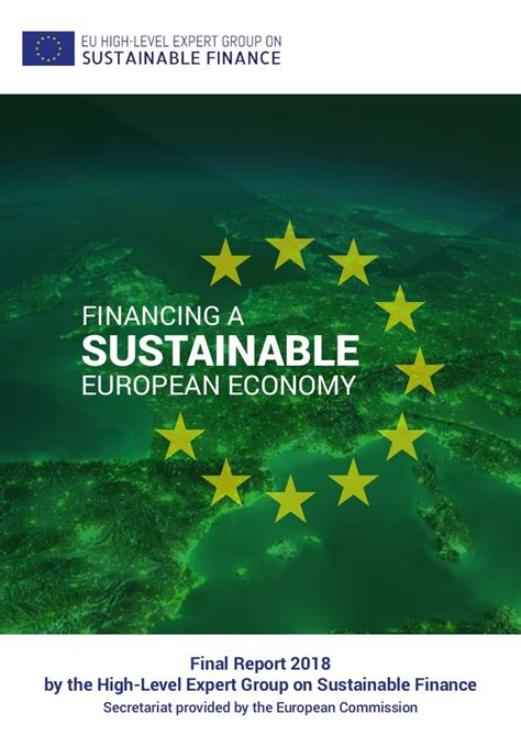 Sustainable Finance Final Report 2018 Action Plan Eu