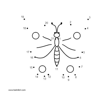 16 Butterfly Dot To Dot Free Printable Preschool Worksheet