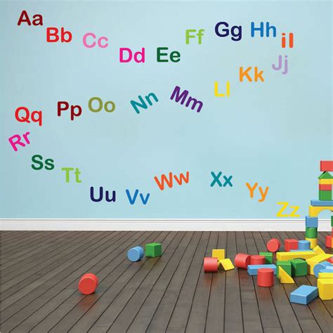 Alphabet Decal Nursery Wall Decal Murals Primedecals