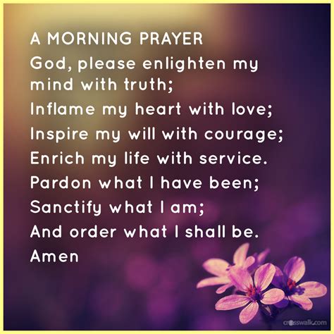 — A Morning Prayer God Please Enlighten My Mind