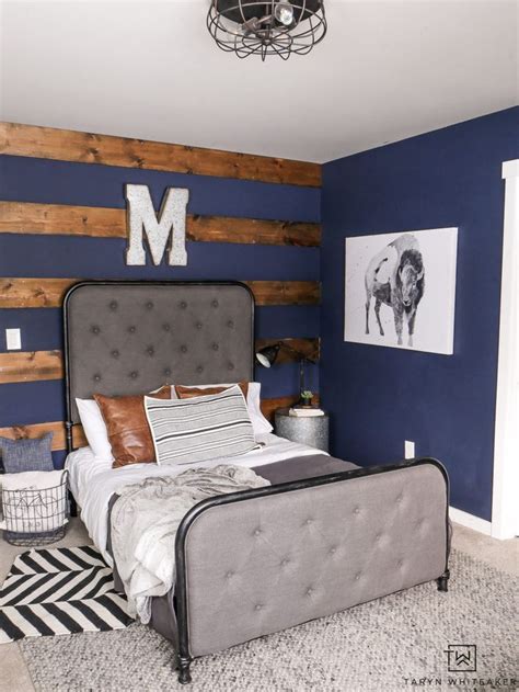 Navy Blue Boys Bedroom Taryn Whiteaker Designs Rustic Boys Bedrooms
