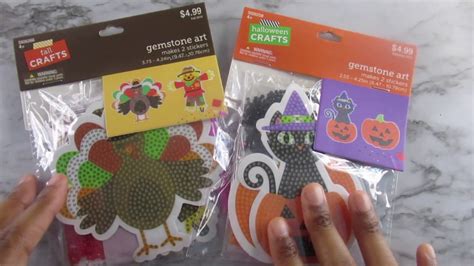 Diamond Painting UNBOXING Hobby Lobby Fall Rhinestone Stickers - YouTube