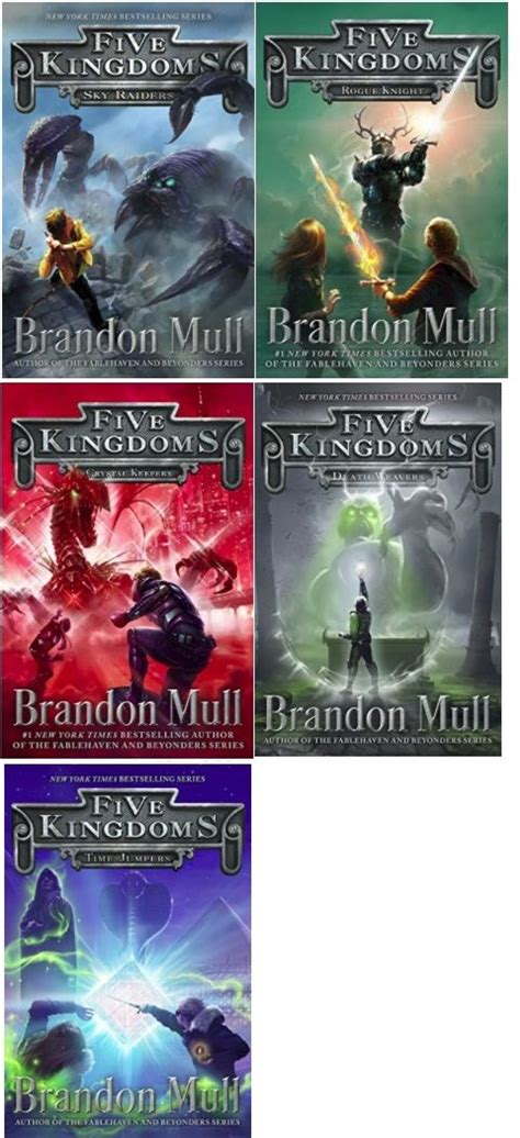Fantasy Books By Brandon Mull Five Kingdoms Series Mythology Books