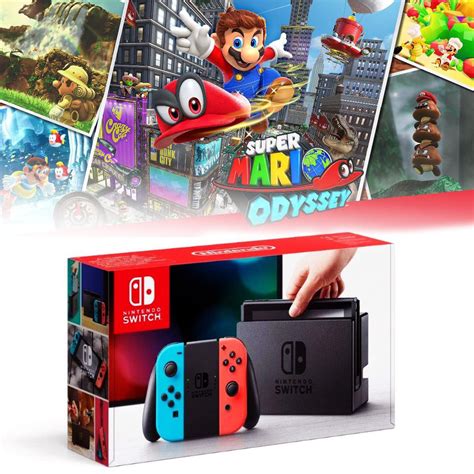 Características y descuentos en juegos nintendo switch baratos. Combo Consola Nintendo Switch Neon + Juego Mario Ody ...