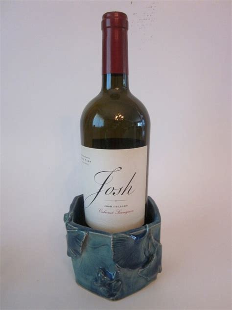 Wine Chiller Ceramic Wine Bottle Holder Handmade By Magiesceramics