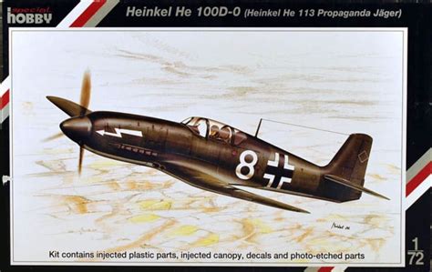 Special Hobby 72115 172 Heinkel He 100d 0 He 113 Propaganda Jager