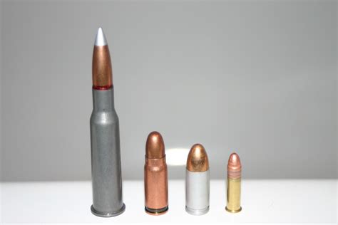Ammo Comparison Left To Right 762x54r 762x25 9mm Lug Flickr