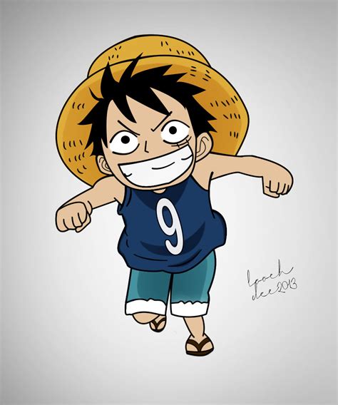 Kid Luffy Colored By Loochontheloose On Deviantart