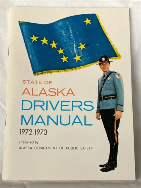 Vintage 1972 1973 State Of Alaska Drivers Manual Dmv Dept Of Public