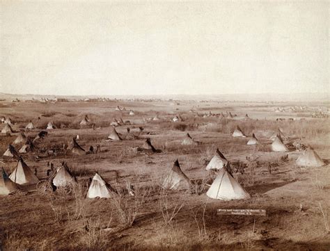 The Sioux Nation Of Native Americans Teepees Spread Across The Great Plains In 1800s Image