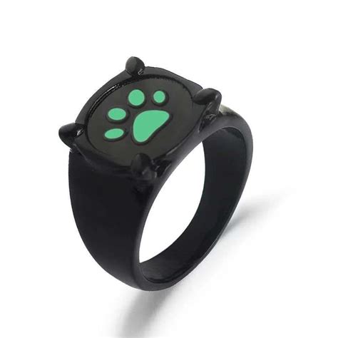 Cartoon Cute Black Cat Ring Gofaer Finds Store