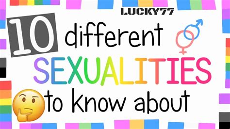 10 Different Sexualities To Know About Youtube